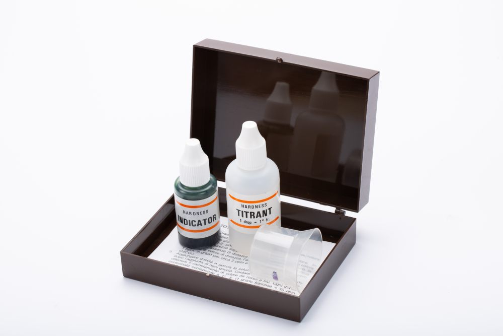 Kit per analisi della durezza con indicatore e titolante